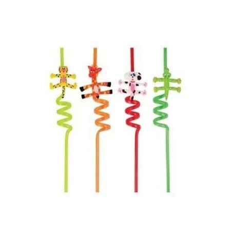4'li Figürlü Şirin Pipet