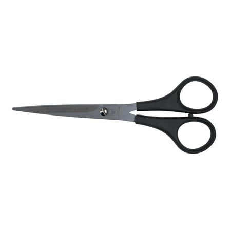 2215 M-528 Plastik Saplı Düz Makas No: 6 inç / 15,24 cm - Paslanmaz Çelik