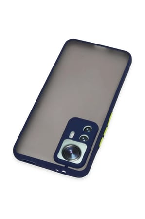 Xiaomi Mi 12T Pro Kılıf Montreal Silikon Kapak - Lacivert