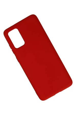 Samsung Galaxy S20 Plus Kılıf Nano içi Kadife Silikon - Kırmızı