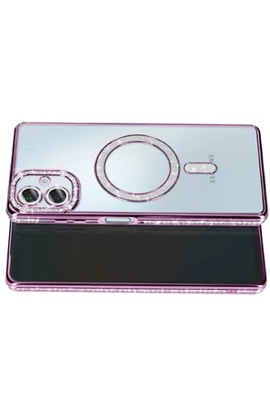 Samsung Galaxy A07 4G Joke Simli Magneticsafe Kılıf - Derin Mor
