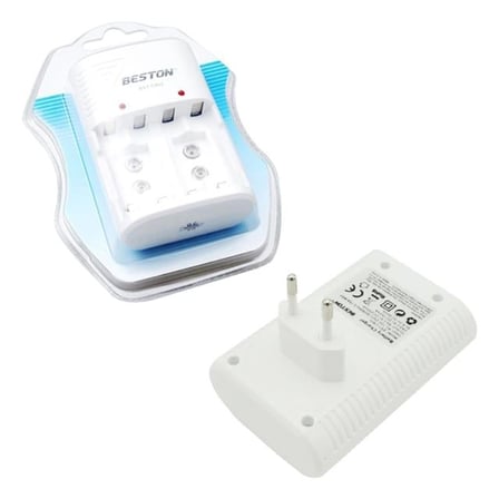 Beston BST-C802 2 - 4 Adet AA/AAA * 1 - 2 Adet 9 Volt Pil Şarj Cihazı