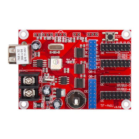 UX4 TF-A6U 4’lü USB Led Panel Kartı (4X8)