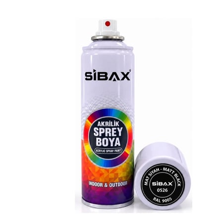 Mat Siyah Sprey Boya 250 ml