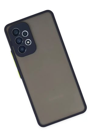 Samsung Uyumlu Galaxy A53 5G Kılıf Montreal Silikon Kapak - Lacivert