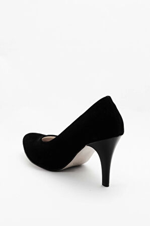 Siyah Kadın Klasik Topuklu Ayakkabı Kadın Topuklu Abiye Ayakkabı Şık Gece Ayakkabısı