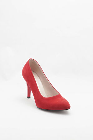 Kırmızı Kadın Klasik Topuklu Ayakkabı Kadın Topuklu Abiye Ayakkabı Şık Gece Ayakkabısı