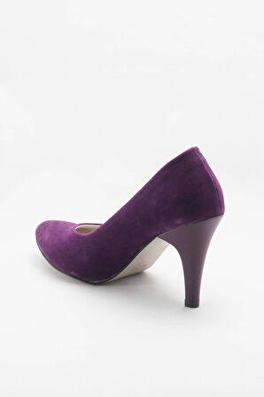 Mor Kadın Klasik Topuklu Ayakkabı Kadın Topuklu Abiye Ayakkabı Şık Gece Ayakkabısı