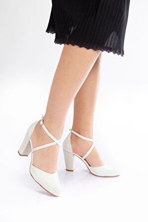 Platin Mercan Topuklu Kadın Klasik Ayakkabı Kadın Topuklu Abiye Ayakkabı Şık Gece Ayakkabısı