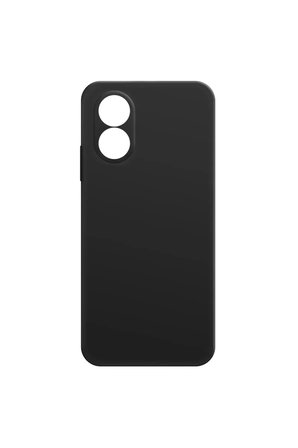 Oppo A38 Kılıf First Silikon - Siyah