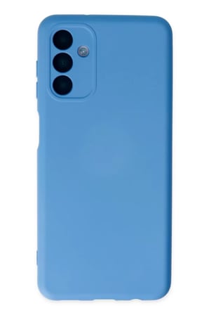 Samsung Galaxy A04S Kılıf Nano içi Kadife Silikon - Mavi