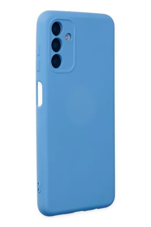 Samsung Galaxy A04S Kılıf Nano içi Kadife Silikon - Mavi