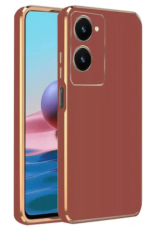 Vivo Y18 Kılıf Volet Silikon - Kırmızı