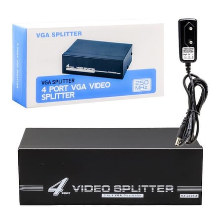PM-6228 4 Portlu 250 Mhz Monitör Çoklayıcı VGA Splitter Dağıtıcı