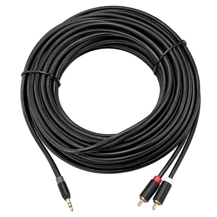 SWR2110/93 25 Metre 3.5mm Stereo 2 RCA AUX Ses Kablosu Hi-Fi