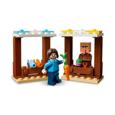 21273 Lego Minecraft The Ghast Balloon Köy Saldırısı 555 parça +10 yaş