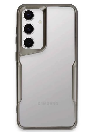 Samsung Galaxy S24 Kılıf Boyi Silikon Kapak - Titan Gri