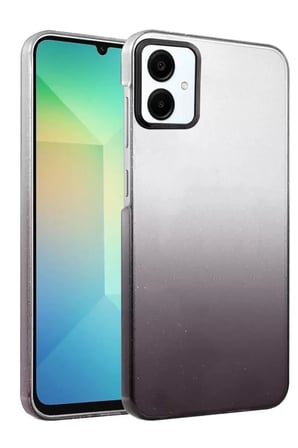 Samsung Uyumlu Galaxy A06 Glossy Kapak - Siyah