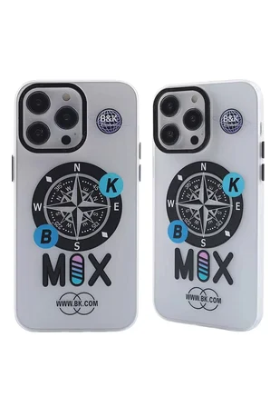 Apple Uyumlu iPhone 14 Pro Kılıf Apollo Magneticsafe Desenli Kapak - Apollo Şeffaf - 3