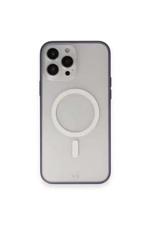Apple iPhone 14 Pro Max Kılıf Grand Magneticsafe Kapak - Mor