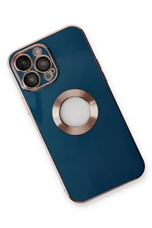 Apple iPhone 14 Pro Max Kılıf Store Silikon - Mavi