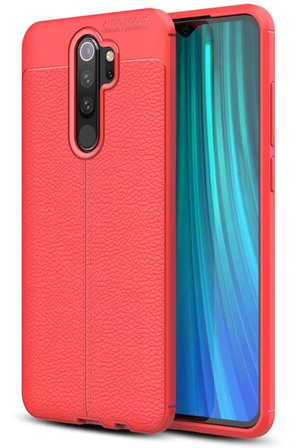 Xiaomi Uyumlu Redmi Note 8 Pro Kılıf Auto Focus Kapak - Kırmızı