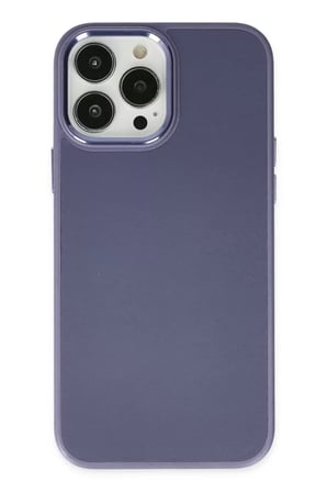 Apple iPhone 13 Pro Kılıf Asya Deri Silikon - Mor