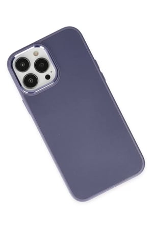 Apple iPhone 13 Pro Kılıf Asya Deri Silikon - Mor