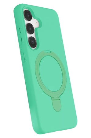 Samsung Galaxy S25 Regal Magsafe Standlı Kapak - Yeşil