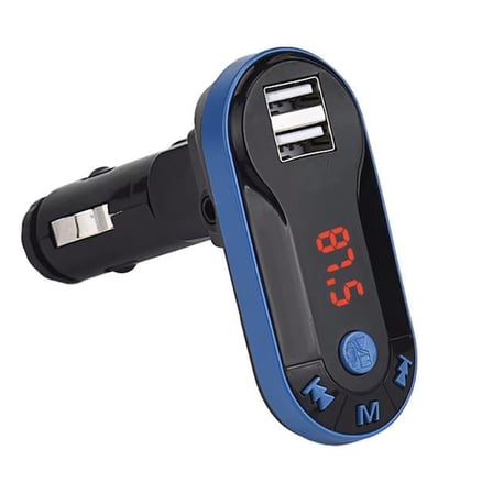 Hello HL-19683 FM Modulatör Çift USB/SD/MP3 12-24 Volt Bluetooth Hafızasız Fm Transmitter