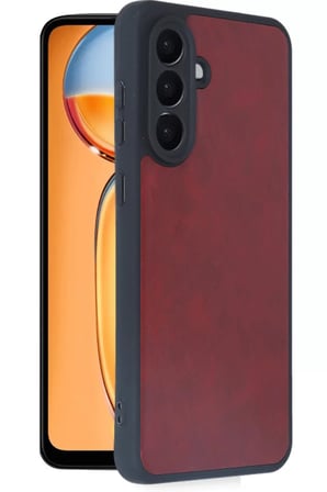 Samsung Galaxy A36 Kılıf Aras Deri Kapak - Bordo