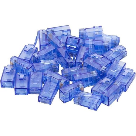 PM-22702 RJ45 RJ45 CAT6 8P/8C Mavi Soket (100’lü Paket)