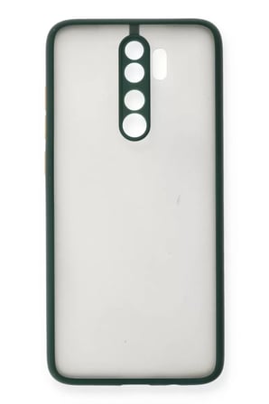 Xiaomi Redmi Note 8 Pro Kılıf Montreal Silikon Kapak - Yeşil