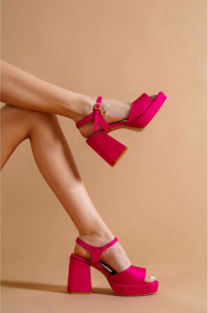 Kadın Moda Alçak Platform Topuklu Ayakkabı Şık ve Zarif Abiye Ayakkabı