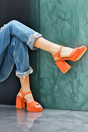 Kadın Moda Alçak Platform Topuklu Ayakkabı Şık ve Zarif Abiye Ayakkabı