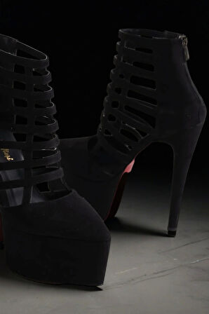 Kadın Moda Platform Özel Tasarım Topuklu Platform Ayakkabı Şık ve Zarif Abiye Ayakkabı