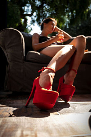 Kadın Moda İnce Topuklu Platform Ayakkabı Şık ve Zarif Abiye Ayakkabı