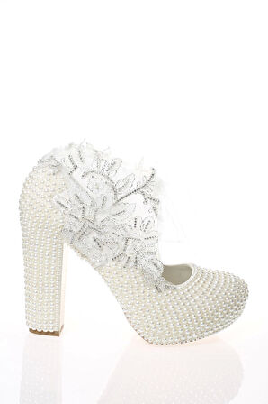 Kadın Sedef Ayakkabı Kadın Topuklu Abiye Ayakkabı Şık Gece Ayakkabısı Zarif Tasarım