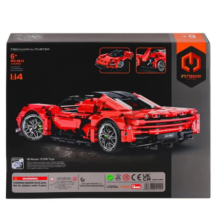 9812 IMM Mekanik Master Blokları Süper Araba 1:14 1131 Parça