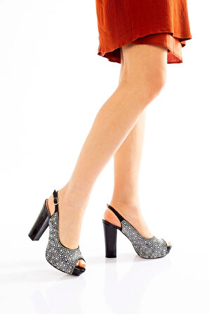 Gold Ayna Full Inci Taş Topuklu Kadın Abiye Ayakkabı Kadın Topuklu Şık Gece Ayakkabısı