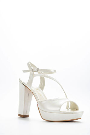 Kadın Sedef Cilt Topuklu Abiye Ayakkabı Kadın Topuklu Şık Gece Ayakkabısı Zarif Tasarım