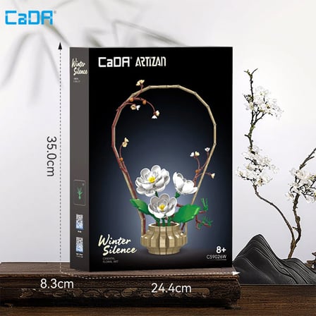 C59026W Cada Çiçek Sanatı Kış Temalı 990 Parça Block