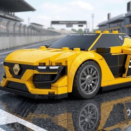 C55037W Cada Renault Sport Rs 01 271 Parça Block Oyuncak