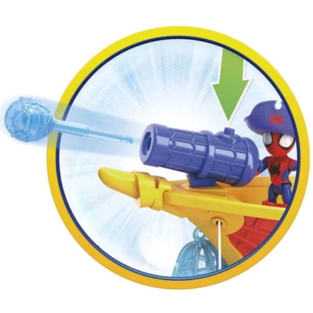 G0666 Spidey ve İnanılmaz Arkadaşları Webs Ahoy Bubble Ship +3 yaş