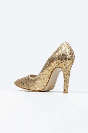 Rose Sultan Taşlı Klasik Sivri Ince Topuklu Kadın Abiye Ayakkabı Kadın Topuklu Şık Gece Ayakkabısı