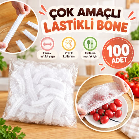 Çok Amaçlı Lastikli Bone 100 lü