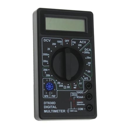 DT-830D Dijital Akım Voltaj Direnç Ölçer Multimetre Ölçü Aleti