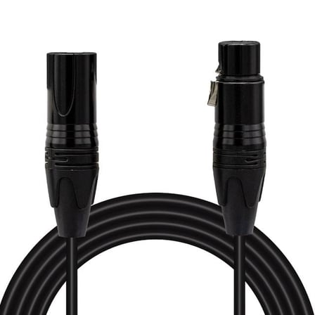 MagicVoice LD381 2 Metre Canon XLR Dişi - Canon XLR Erkek Stereo Plastik Jak Mikrofon Ses Kablosu