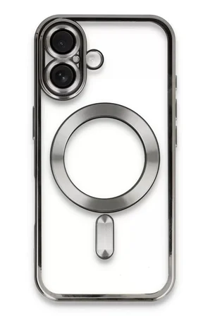 Apple iPhone 16 Kılıf Kross Magneticsafe Kapak - Titan Gri