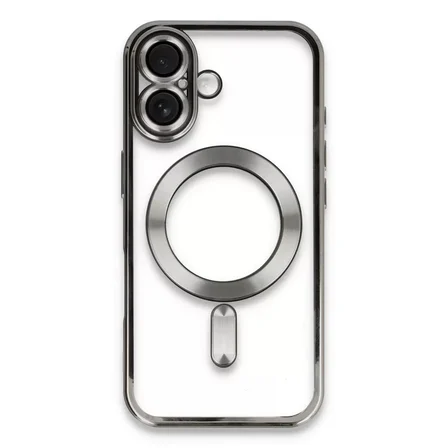 Apple iPhone 16 Kılıf Kross Magneticsafe Kapak - Titan Gri